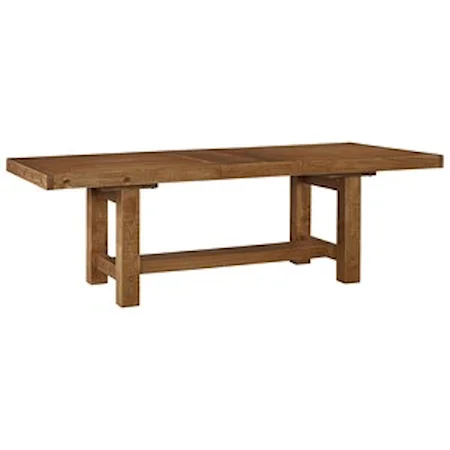 Rectangle Dining Room Table with Leaf
